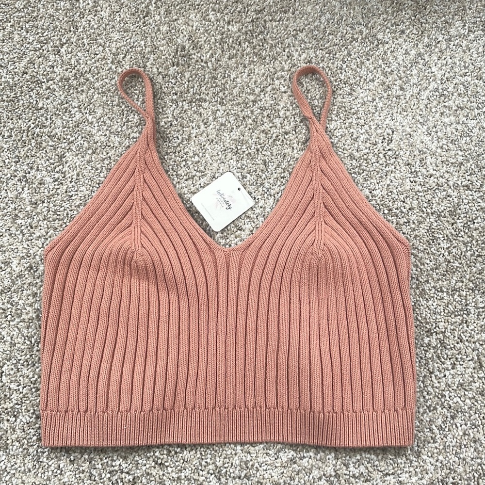 NWT free people knitted halter